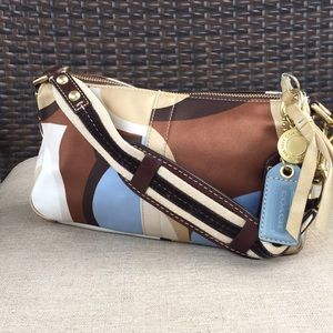 ❤️ SOLD ❤️ Satin COACH small shoulder bag EUC